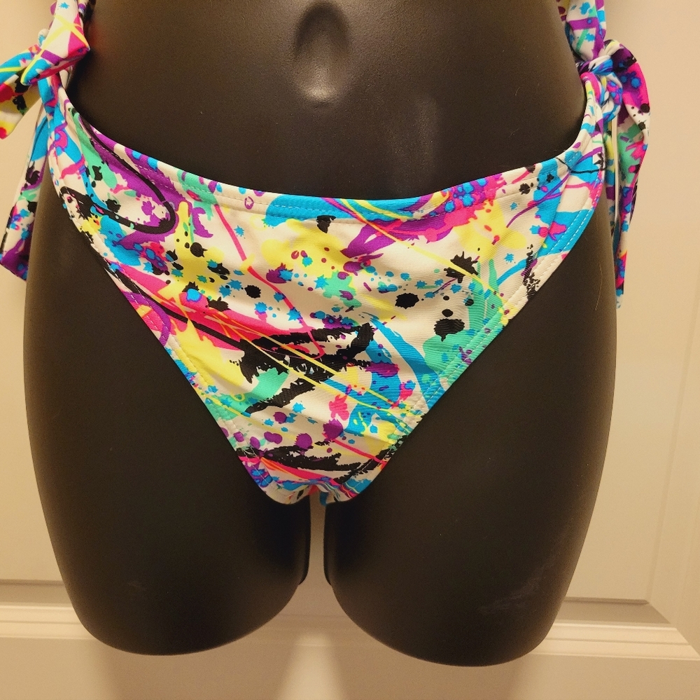 80's Vibe Paint Splash Relleciga Bikini - Picture 6 of 7